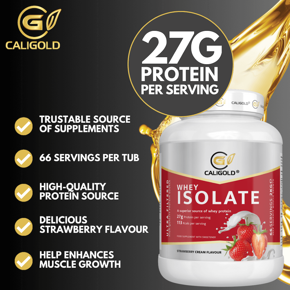 Premium Grade CALIGOLD Health Whey Protein Isolate – 2KG