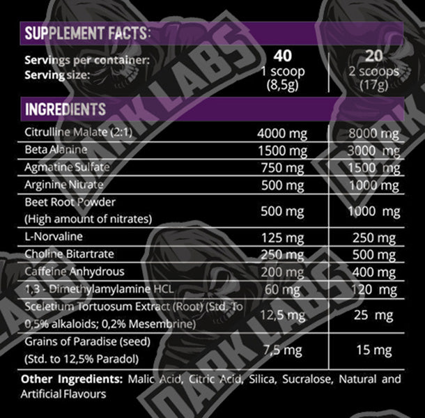 Dark Labs Crack Intense Pre-Workout