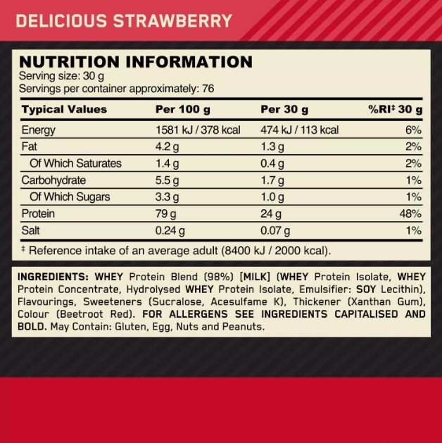 Optimum Nutrition Gold Standard 100% Whey