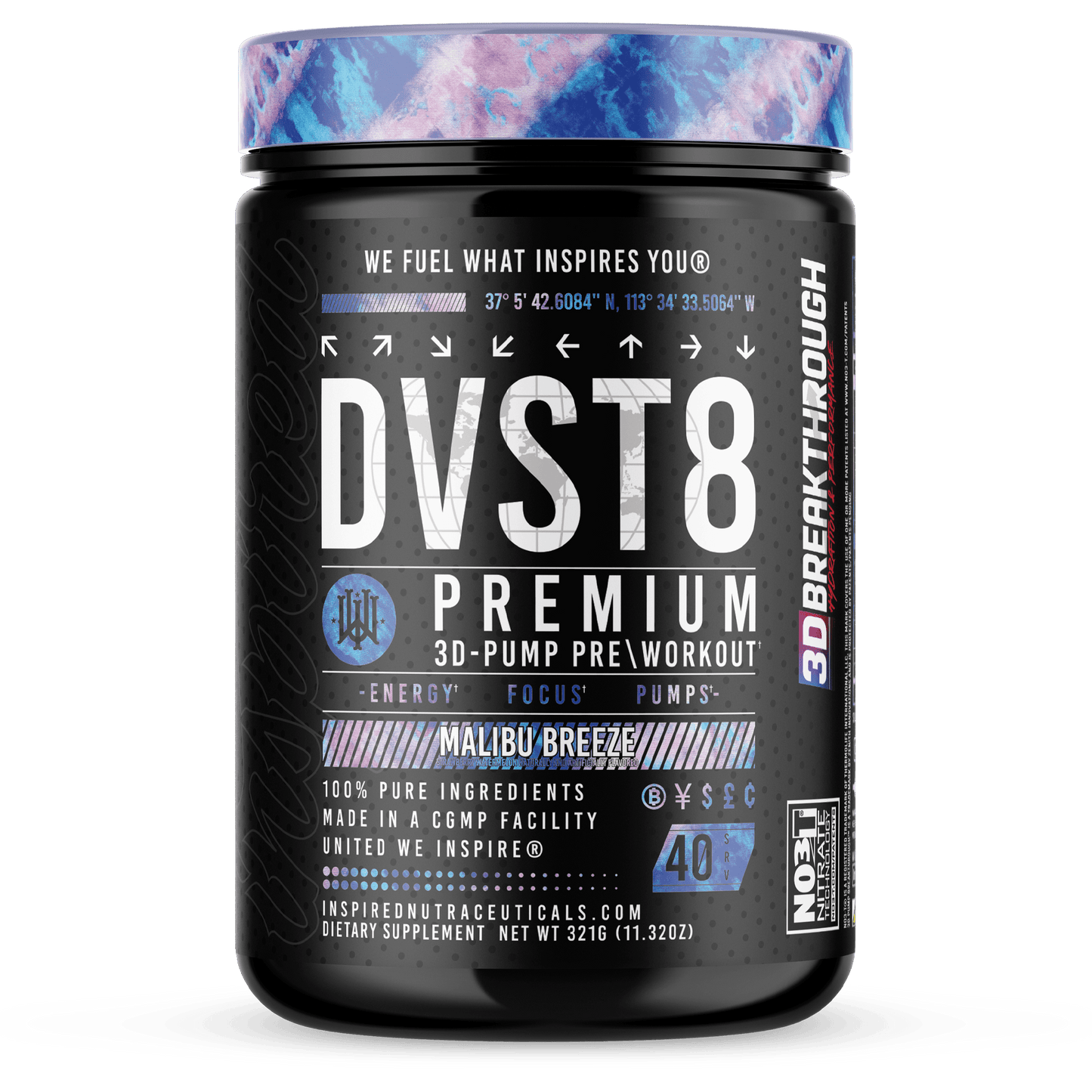 Inspired Nutra DVST8 Preworkout 3D Pump