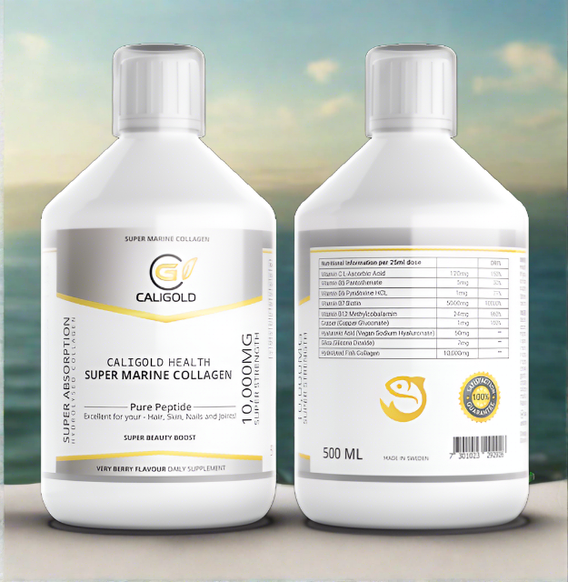 Caligold Health Hydrolysed Collagen Marine Liquid 500ml